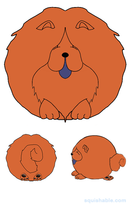 Squishable Chubby Chow Chow